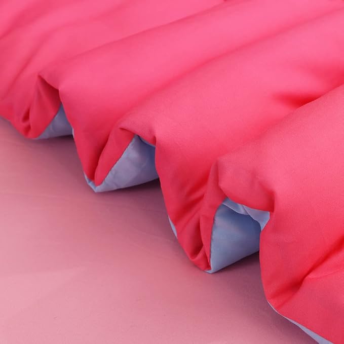 7 Piece Black Girls Magic Comforter Sets Full Size African American Girl Bedding Set Bed in A Bag for Girls Kids Teens Inspirational Quotes Pink Blue Quilts Room Decor - LeafyLoom