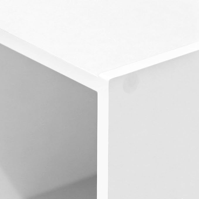Furinno Luder Bookcase / Book / Storage , 3-Tier, White - LeafyLoom