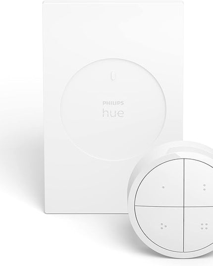 Philips Hue Wall Tap Dial Light Switch 1 Pack and Smart Dimmer Switch 1 Pack - Requires Hue Bridge - Control Hue Lights PhilipsHue