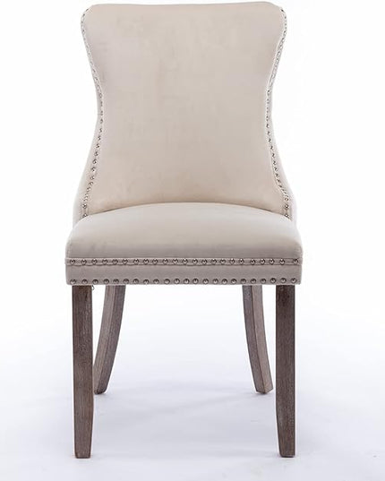 NicBex Haerin-SD-00116-LWJ Dining Chairs, 27.4"x20.4"x37.4", Beige - LeafyLoom