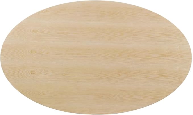 Modway Lippa Dining Table, 78", White Natural - LeafyLoom