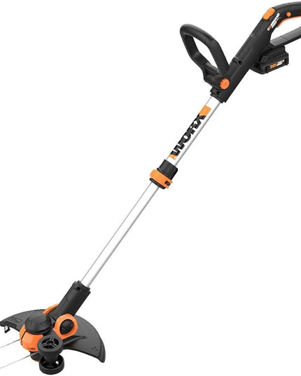 WORX WG509 12 Amp TRIVAC 3-in-1 Electric Leaf Blower with All Metal Mulching System & WG163 GT 3.0 20V PowerShare 12" Cordless String Trimmer & Edger (2 Batteries & Charger Included) - LeafyLoom