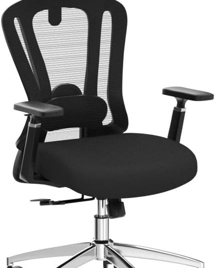 Farini Office Chair Ergonomic Desk Chair, High Back Office Chair with Wheels, Home Office Chair for Heavy People, Office Chair Adjustable Seat Depth, 3D Armrests and Adjustable Headrest, Black - LeafyLoom