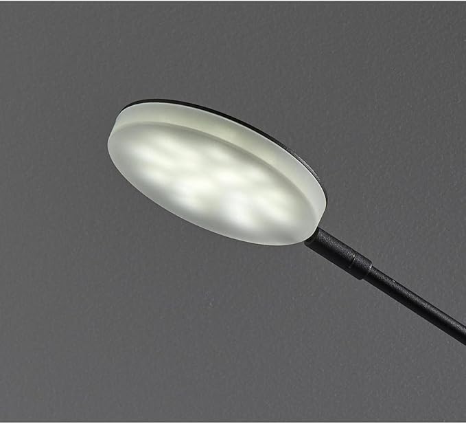 Adesso Home 2150-01 Contemporary Modern LED Desk Lamp from Grover Collection in Black Finish, 4.75 inches - LeafyLoom