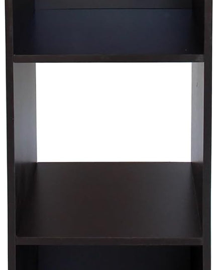 PACHIRA E-Commerce US Wooden Cube Storage Organizer, Unit Shelf, Closet Cabinet, Bookshelf File in Living Room, Bedroom, Study 3 Cube, DARK BROWN - LeafyLoom