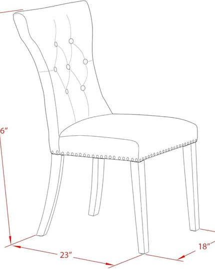 East West Furniture ESGA3-MAH-32 Eden 3 Piece Dining Set for Small Spaces Contains a Round Wooden Table with Pedestal and 2 Light Beige Linen Fabric Parson Chairs, 30x30 Inch, Mahogany - LeafyLoom