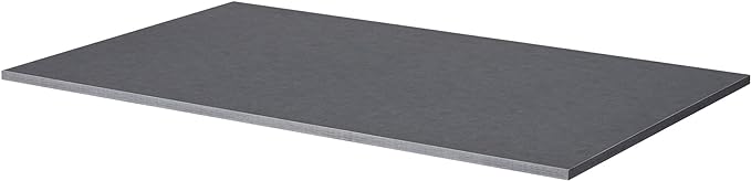 Kaboon Universal Tabletop 40"x18", Solid One-Piece Melamine Table Top, Double Desk L-Desk Floating Desk DIY, Home and Office Countertop, Greylish Blue - LeafyLoom