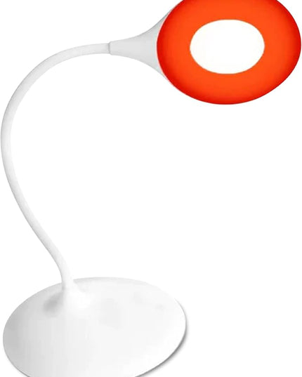 Mito Red Light - Red Light Lamp - Portable & Flexible Red Table Lamp - Cordless Lamp, Rechargeable Reading Lamp - Red Light Reading Light - Red Light for Bedroom & Desk - LeafyLoom