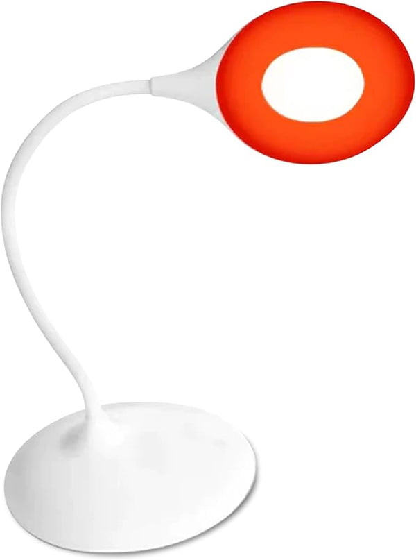 Mito Red Light - Red Light Lamp - Portable & Flexible Red Table Lamp - Cordless Lamp, Rechargeable Reading Lamp - Red Light Reading Light - Red Light for Bedroom & Desk - LeafyLoom