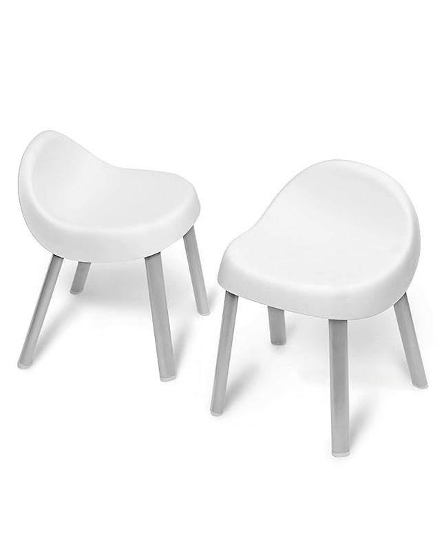 Skip Hop Toddler's Activity Chairs, White & Baby Crawl Toy 3-Stage Developmental Learning Crawling Infant Toy, Explore & More Follow-Me Bee - LeafyLoom