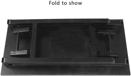 Folding Desk, 31.5 inch No Assembly Folding Desks for Small Spaces, Sturdy Foldable Computer Desk, Multi-Purpose Home Office Desks, Study Writing Desk Office Table Workstation for Home Office Outdoor - LeafyLoom