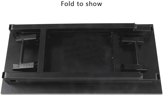 Folding Desk, 31.5 inch No Assembly Folding Desks for Small Spaces, Sturdy Foldable Computer Desk, Multi-Purpose Home Office Desks, Study Writing Desk Office Table Workstation for Home Office Outdoor - LeafyLoom