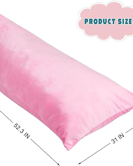 Stuffed Animal Storage Bean Bag Chair Cover, Velvet Pink Plush Toy Storage Stuff and Sit Seat Organizer for Kids/Teens/Adults, 52" x 31" Extra Large Triangle Floor Sofa, 200L/52Gal,Cover Only - LeafyLoom