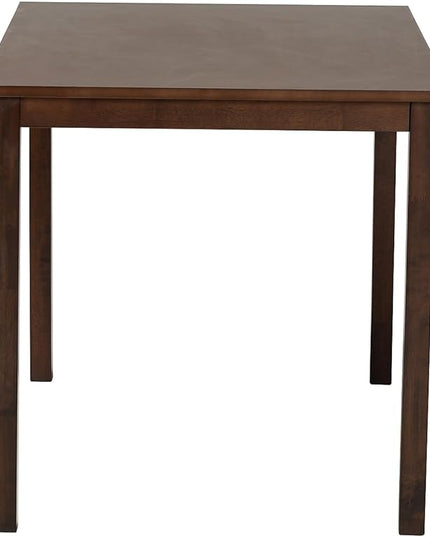 Baxton Studio Andrew Dining Table, 47.75" W x 30" D X 29.5" H, Dark Brown - LeafyLoom