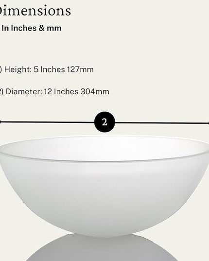 LIGHTACCENTS Glass Lamp Shade Replacement for Floor Lamp Frosted Glass - Lamp Shade for Floor Lamps - Glass Lamp Shade - Floor Lamp Shade Replacement -Replacement Glass For Floor Lamps White - LeafyLoom