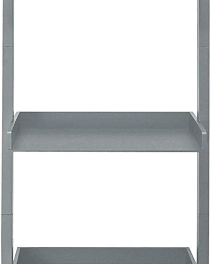 Kiera Grace Providence Hadfield 5 Tier Ladder Shelf, Leaning Bookshelf Storage Rack for Home, Office, 18" x 67", Cloud Grey - LeafyLoom