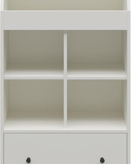Ameriwood Home The Loft 1 Drawer Storage Tower, White - LeafyLoom