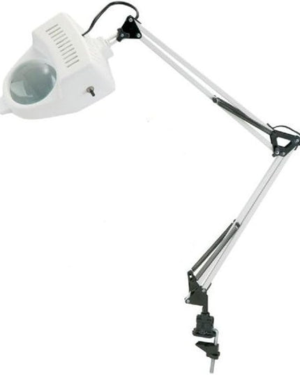 Alvin, ML100-D, Swing-Arm Magnifier Lamp - White - LeafyLoom