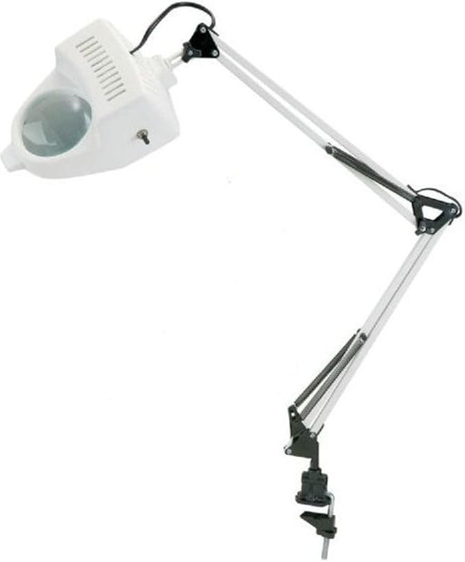 Alvin, ML100-D, Swing-Arm Magnifier Lamp - White - LeafyLoom