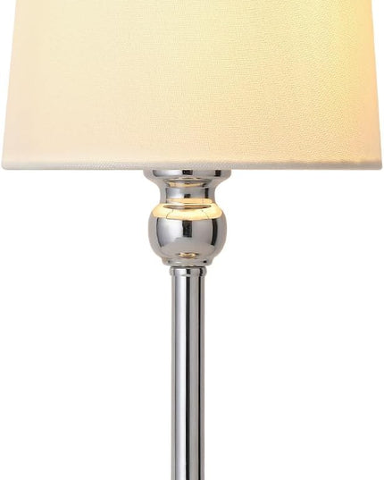 Cordless LED Table Lamp, 6000mAh Rechargeable Bedside Night Lamp for Bedroom, Portable Touch Stepless Dimmable Battery Operated Lamp, Ambient Light for Patio Restaurant(Chrome S) - LeafyLoom