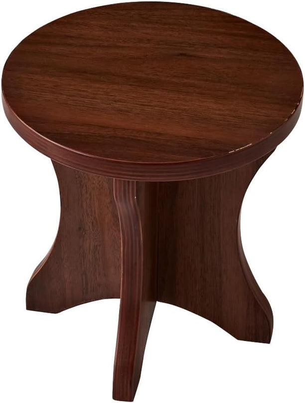 Rubber stools Seating for Kindergarten-Walnut - LeafyLoom