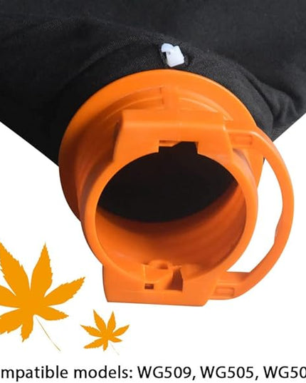 ZHIXING 50026858 Trivac Leaf Collection Bag (WGBAG500) for Worx Vacuum Cleaner 12 Amp Blower - Leaf Blower Collection Bag 50015035, Replaces WG500, WG501, WG502, WG505, WG508, WG509, WG518 - LeafyLoom