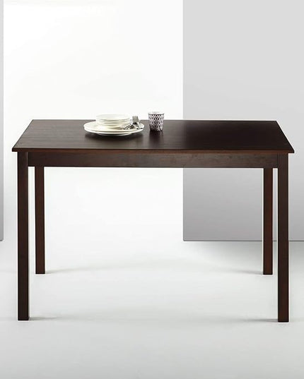 ZINUS Juliet Espresso Wood Dining Table, Table Only, 45 in x 28 in x 29 in - LeafyLoom