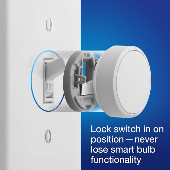 Lutron Aurora Smart Bulb Dimmer Switch with Screwdriver | for Philips Hue Smart Bulbs | Z3-1BRL-WH-L0-A | White Lutron