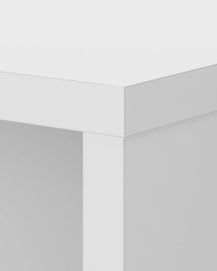 Bush Business Furniture Echo Desk Return/Bridge, Pure White - LeafyLoom