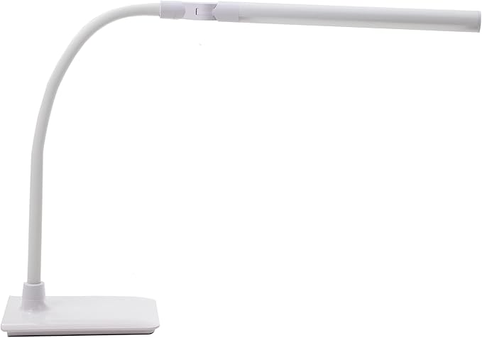 Daylight UN1420 Uno LED Art & Craft Table Lamp-White - LeafyLoom