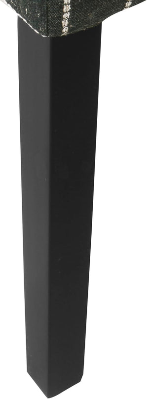 HomePop Classic Parsons Dining Chairs, Pack of 2, Black with Boucle Stripe - LeafyLoom