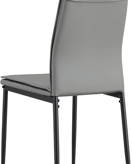NicBex Haerin-SD-00289-LWJ Dining Chairs, 17.1"x14.6"x37.7", Grey - LeafyLoom