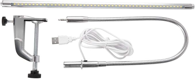 Clamp Table Lamps for USB LED Desk lamp for Manicure, Reading, Tattoo Light - LeafyLoom