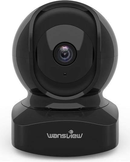 Wansview Security Camera, IP Camera 2K, WiFi Home Indoor Camera for Baby/Pet/Nanny, 2 Way Audio Night Vision, Works with Alexa, with TF Card Slot and Cloud Wansview