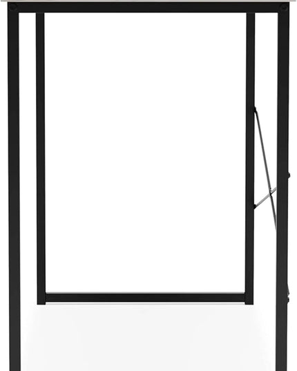 Signature Design by Ashley Bayflynn 32" Modern Home Office Desk, White & Black - LeafyLoom
