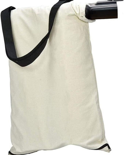 31101810 Blower Debris Vacuum Bag, Compatible with Greenworks Vacuum Bag 24022 24072 Leaf Blower Vacuum Debris White Cloth Bag w/Zipper,Replace 31103148 - LeafyLoom