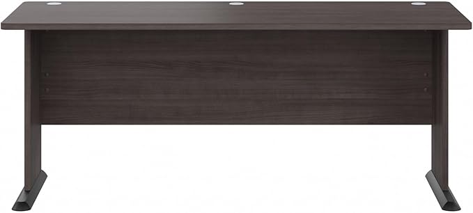 Bush Business Furniture Studio A Computer Desk, 6 Foot Gaming and Work Table for Home or Professional Office, 72W, Storm Gray - LeafyLoom