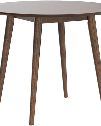 Safavieh Home Collection Lovell Walnut Folding Drop Leaf Round Dining Room Table DTB1401A, 0 - LeafyLoom