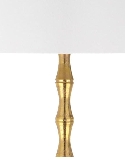 SAFAVIEH Lighting Collection Aurelia Farmhouse Antique Gold 64-inch Living Room Bedroom Home Office Standing Floor Lamp,Metal (LED Bulb Included) - LeafyLoom