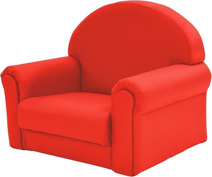 Children's Factory As We Grow Toddler Chair, Red, CF805-196, Flexible Seating for Daycare or Preschool, Kids Reading Chair, Playroom Furniture - LeafyLoom