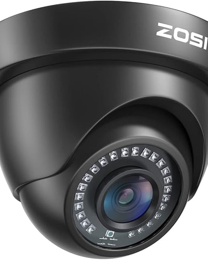 ZOSI 1080P HD Security Camera Indoor Outdoor,1920TVL 2.0MP 4-in-1 HD TVI/CVI/AHD/CVBS CCTV Camera,Weatherproof,80ft IR Night Vision,for 960H,720P,1080P,5MP,4K Analog Home Surveillance DVR System ZOSI