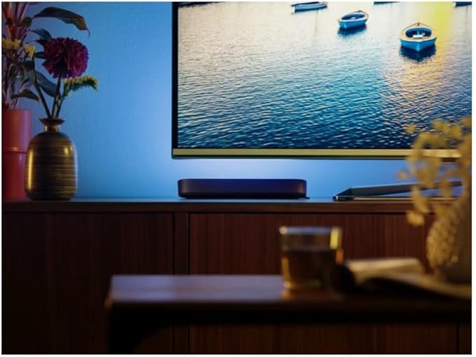 Philips Hue Smart Play Light Bar Base Kit, Black - White & Color Ambiance LED Color-Changing Light - 2 Pack - Requires Bridge - Control with App - Works with Alexa, Google Assistant and Apple HomeKit PhilipsHue