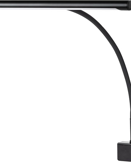 Piano Light with 3 Color Modes, Desk Piano Lamp for Grand Piano, Dimmable Grand Piano Lamp, Wide Illumination Music Stand Light Clip On, Stand Lights for Musicians Digital Pianos - LeafyLoom