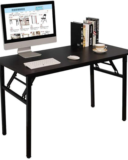Computer Desk,47" Modern Simple Style Folding Tables,Home Office Writing Desk, Space Saving Foldable Table, No Install Needed - LeafyLoom