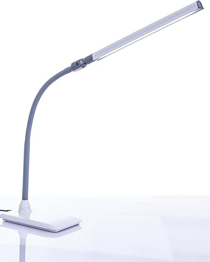 Daylight Company Uno Pro Table Lamp, Standing Lamp for Living Room, Bedroom, Salon, Office, Touch Control, Flexible Arm, Sleek Design, Multipurpose - LeafyLoom