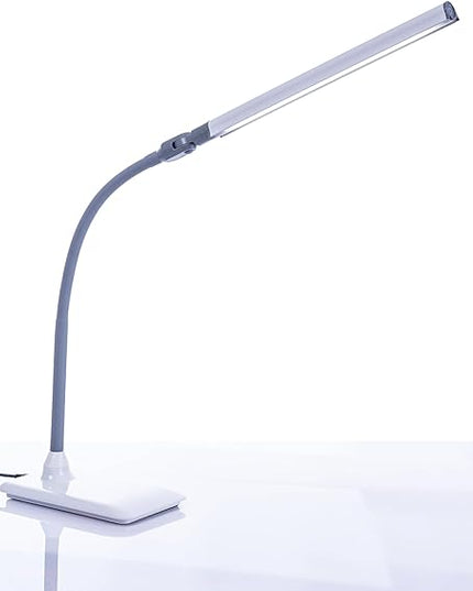 Daylight Company Uno Pro Table Lamp, Standing Lamp for Living Room, Bedroom, Salon, Office, Touch Control, Flexible Arm, Sleek Design, Multipurpose - LeafyLoom