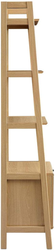 Modway 21" Bookshelf Display Case in Oak - LeafyLoom
