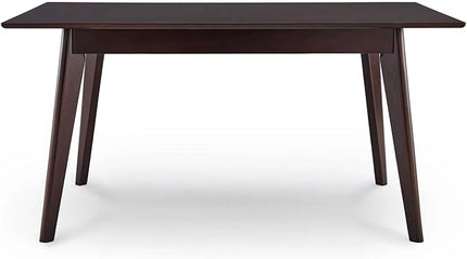 Modway Oracle 59" Rectangle Dining Table, Cappuccino - LeafyLoom