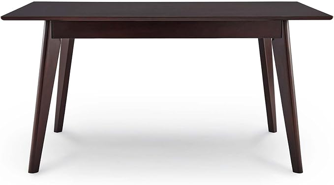 Modway Oracle 59" Rectangle Dining Table, Cappuccino - LeafyLoom
