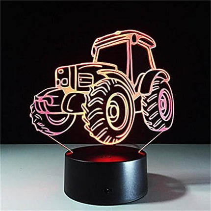 3D Night Light 3D LED USB 7 Color Change LED Table Lamp Xmas Toy Gift - LeafyLoom